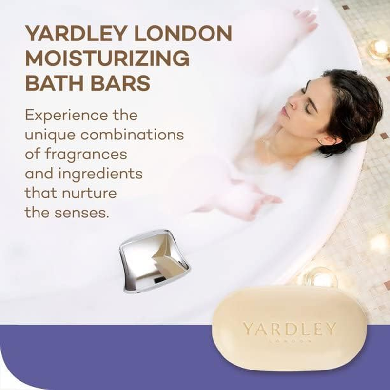 Yardley London English Lavender with Essential Oils Soap Bar, 4.25 Ounce (Pack of 12) image number 5