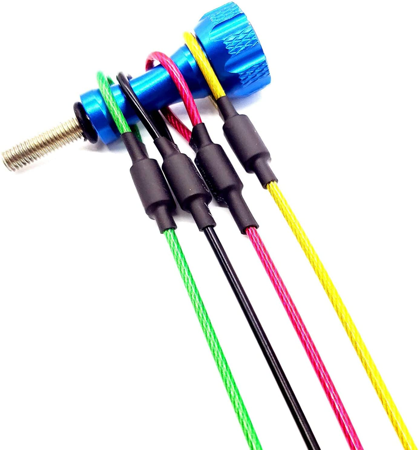 Camera Safety Tether, Stainless Steel Cable Wire Colorful Coating Lanyard with Hook Carabiner Clip for Gopro Hero 7 6 5 4 3 Session DJI Osmo Action and Other Action Camera image number 3