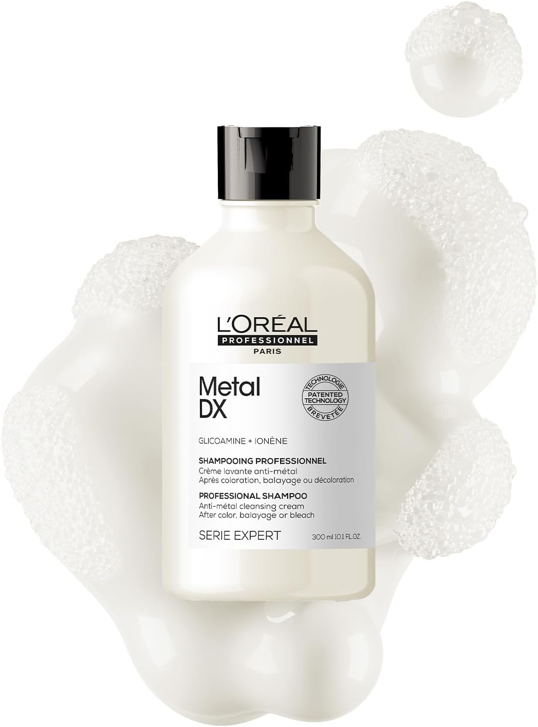 L'Or&eacute;al Professionnel Hair Shampoo for Colour Treated Hair, Radiant Colours & Shine, Series Expert, Metal DX Shampoo, 300 Ml image number 4