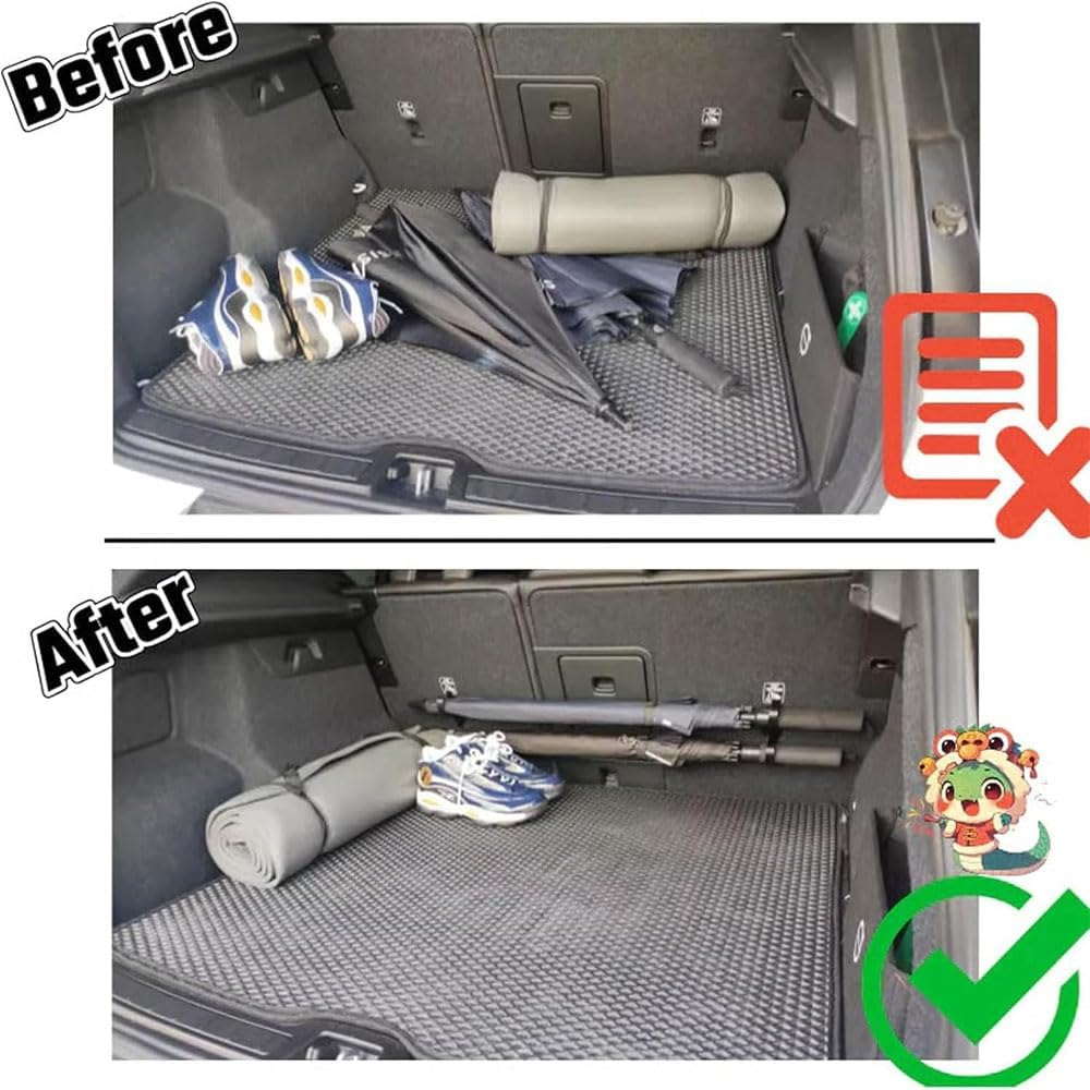 Leanockesa 2 Pack Car Umbrella Hooks,Heavy Duty Multi Purpose Hanging Hooks for Umbrella, Handbag,More Space Saving, Seat, Trunk Organizer, for Car, Boat, Stroller, Golf Cart Accessories image number 5