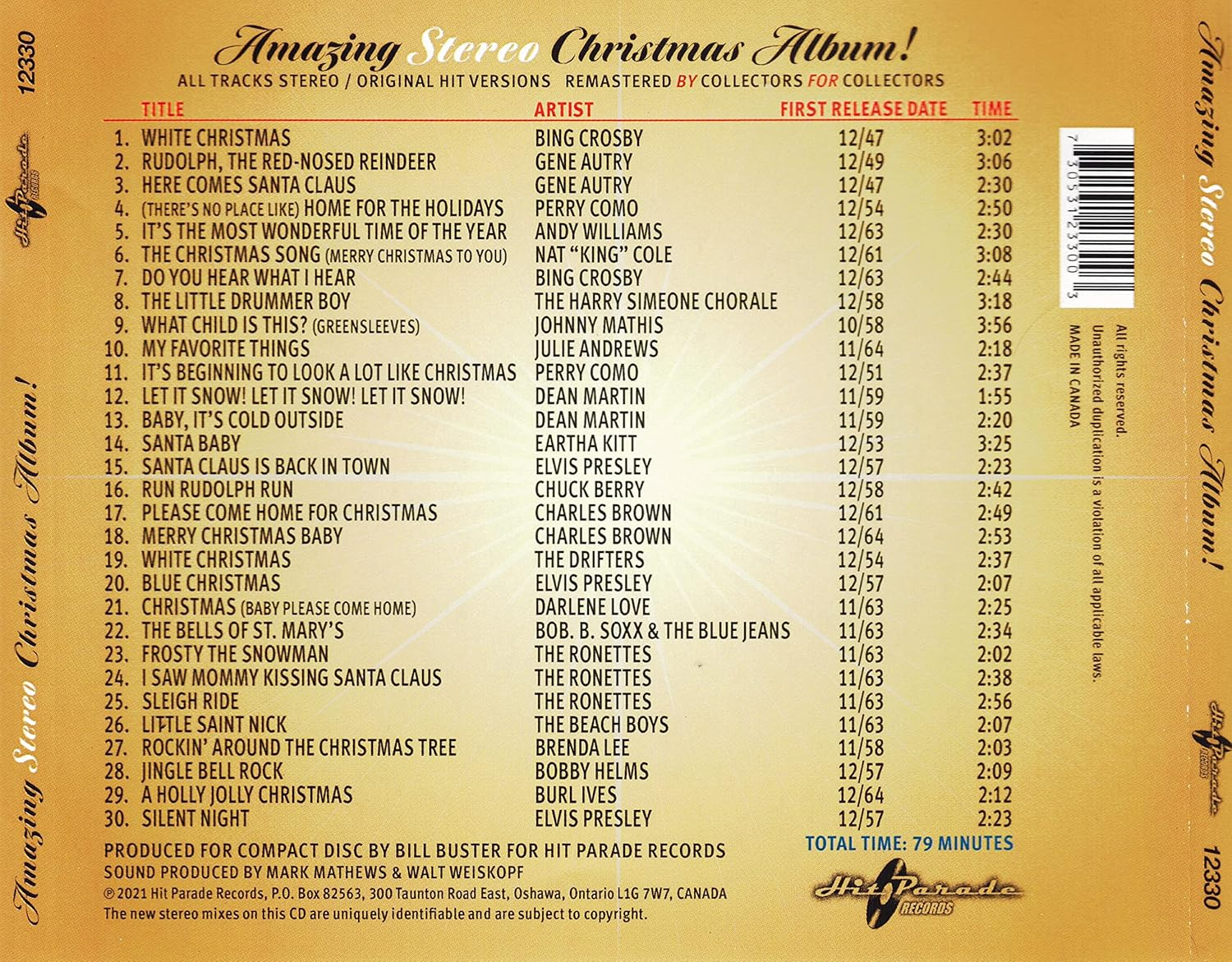 Amazing Stereo Christmas Album (Various Artists)