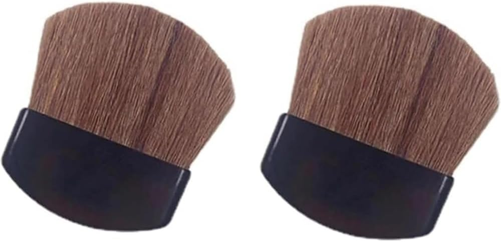 Mini Powder Blush Brush, 2Pcs Small Makeup Brush Facial Makeup Brush, Blush Brushes, Makeup Brushes and Tools image number 3