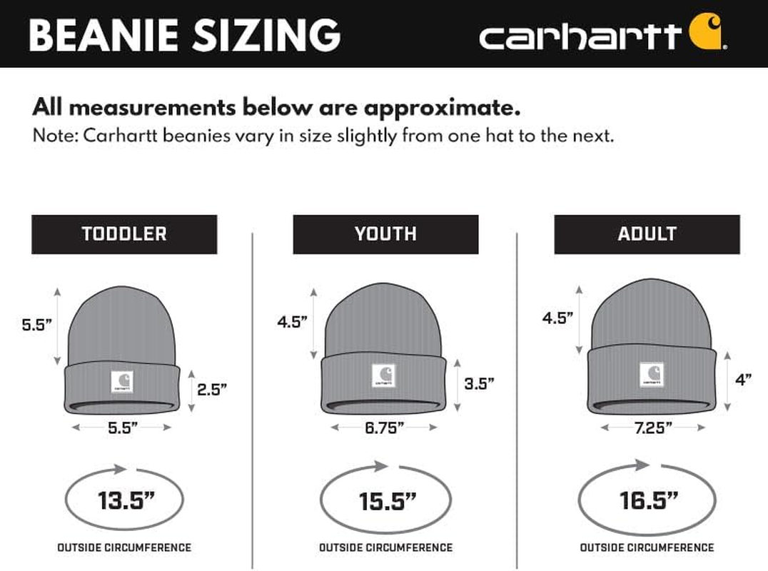 Carhartt Boys' Kids' Knit Beanie Watch Hat image number 2