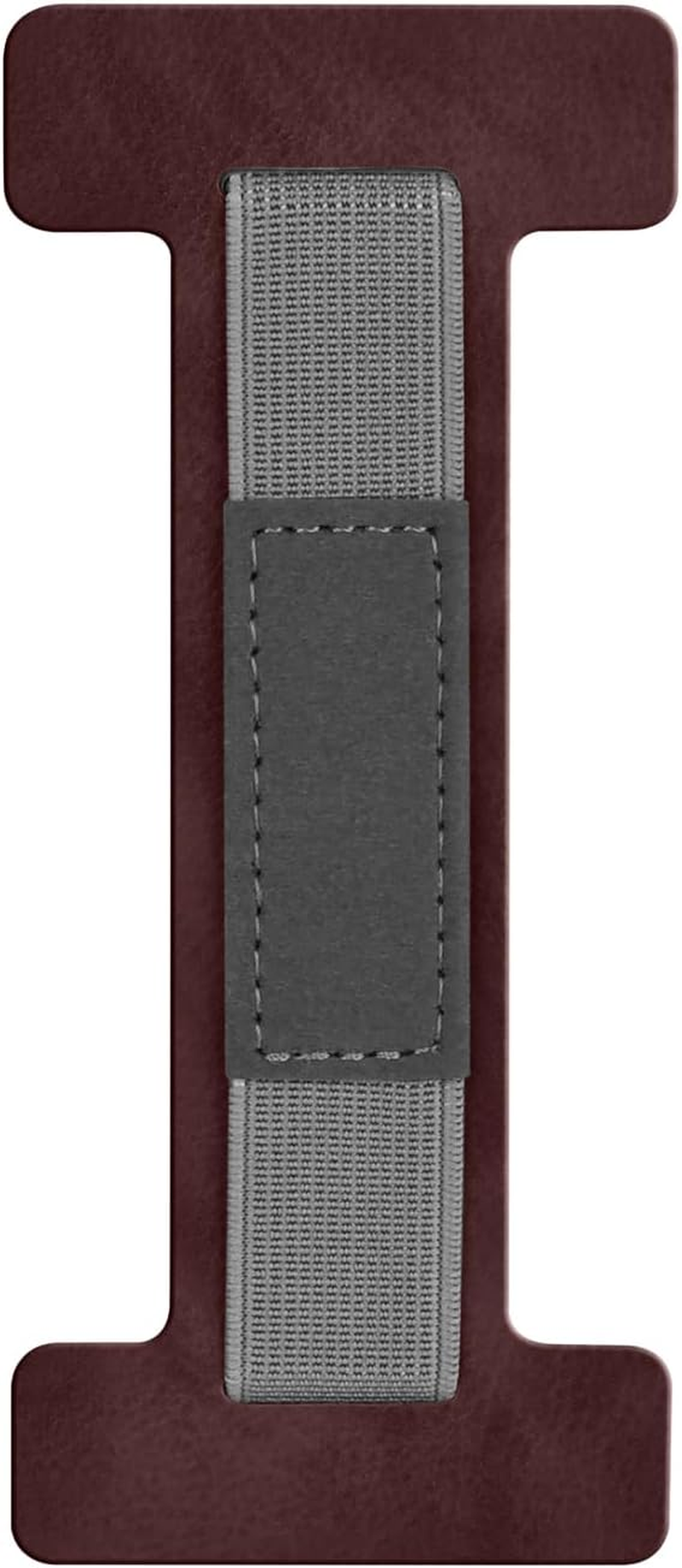 Adhesive Hand Strap for Kindle, Ipad, Kobo, BOOX &ndash; Universal PU Leather Hand Strap with Silk Texture, Adjustable & Removable Grip for Tablets, E-Readers, and More (Blue)