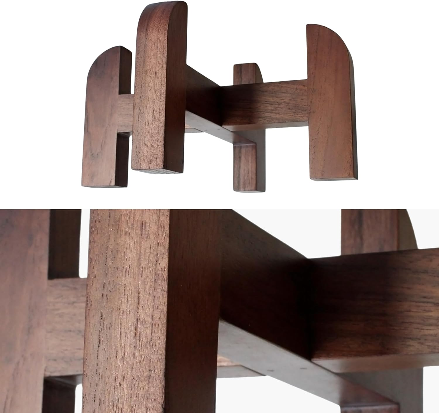 Phoenix Gravity Teak Wood Stand for Gravity Water Filter Systems Upto 8 Litre Size image number 2