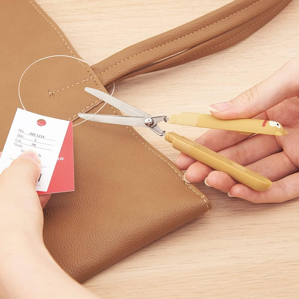 Lihit Lab SMARTFIT Punilabo Stick Scissors, Shibainu A7803-2 - Mikeneko image number 7