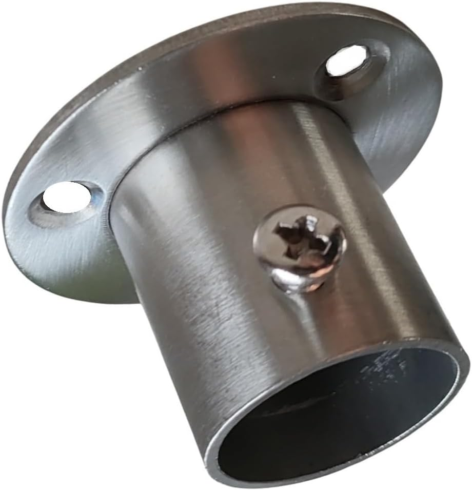 Flange Stainless Steel Flange Connection Wall Anchor Wall Flange Pipe Attachment Wall Floor 4 Pieces (22 Mm) image number 2