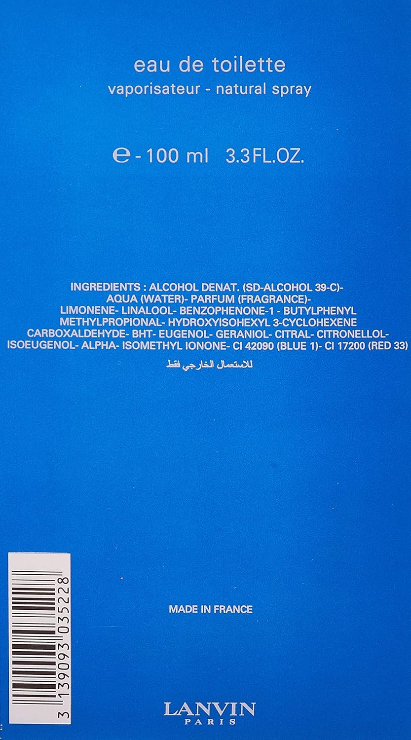 Oxygene by Lanvin for Men. Eau De Toilette Spray 3.4 Oz.