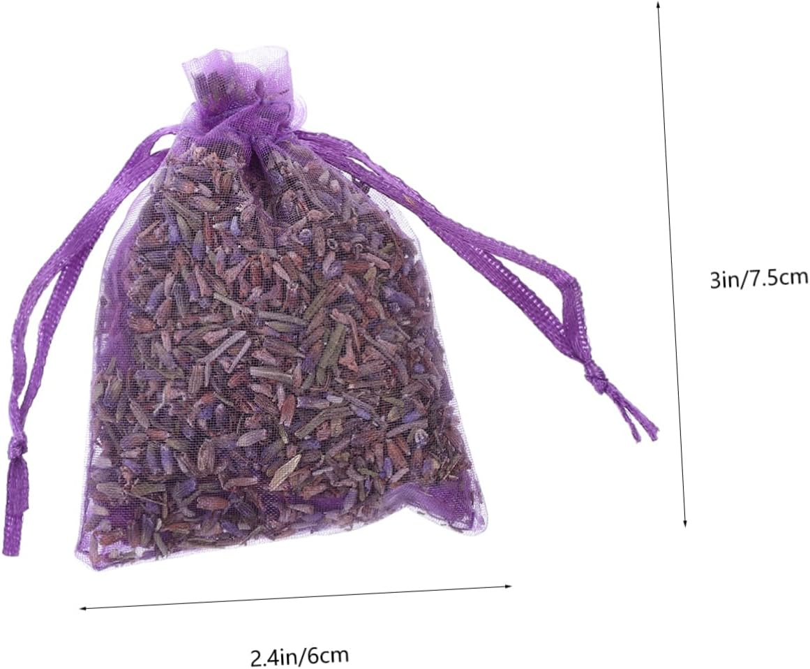 Outanaya Lavender Sachets for Wardrobe and Drawers 12Pcs 10G Bags Natural Home Fragrance Sachets for Clothes Storage and Closet Freshener Portable image number 2