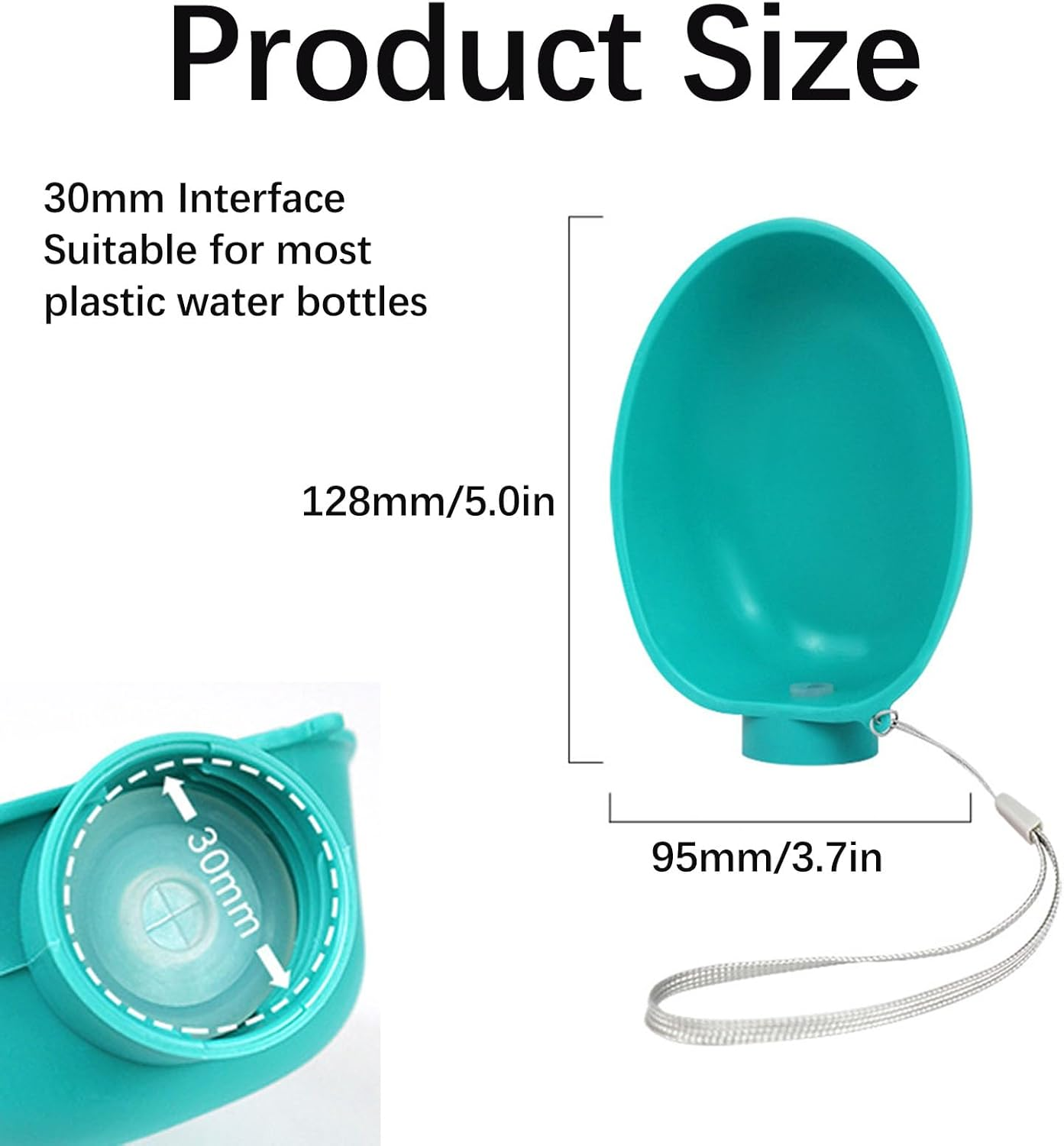 Pet Water Bottle, Pet Water Bottle, Dog Water Bottle, Water Bottle for Pets, for Dogs, Cats, Outdoor Walks, Hiking (Water Bottle Not Included) image number 4