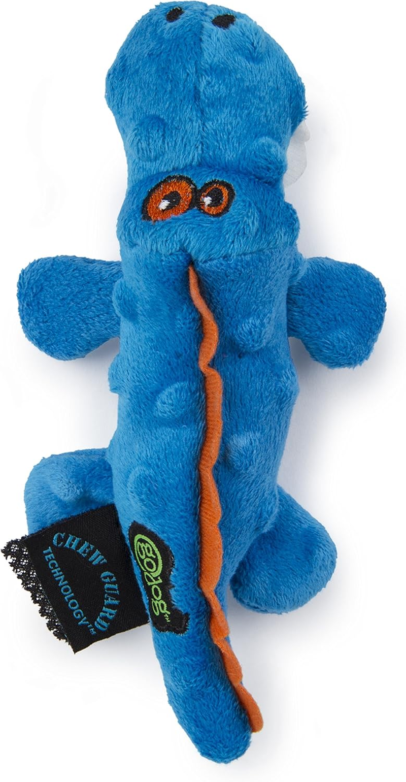 Godog Just for Me Gator Dog Toy, Blue image number 6