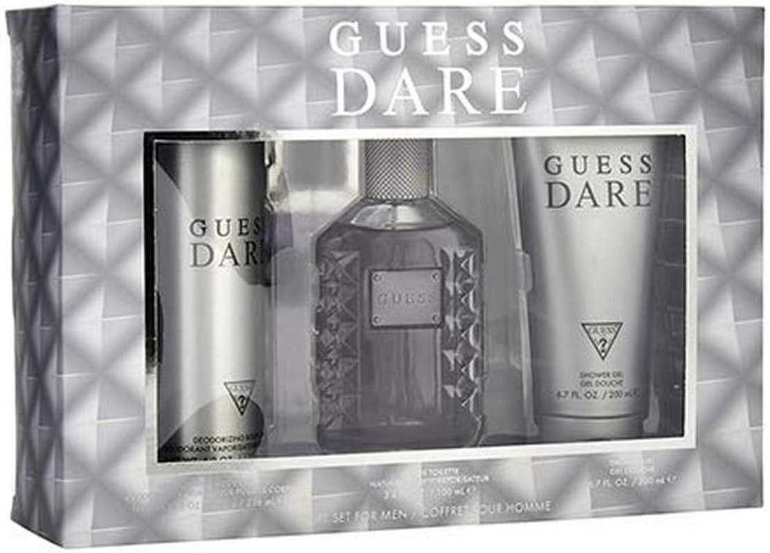 Guess Dare 100Ml EDT + 200Ml Shower Gel + 180Ml Body Spray (Pack of 3)