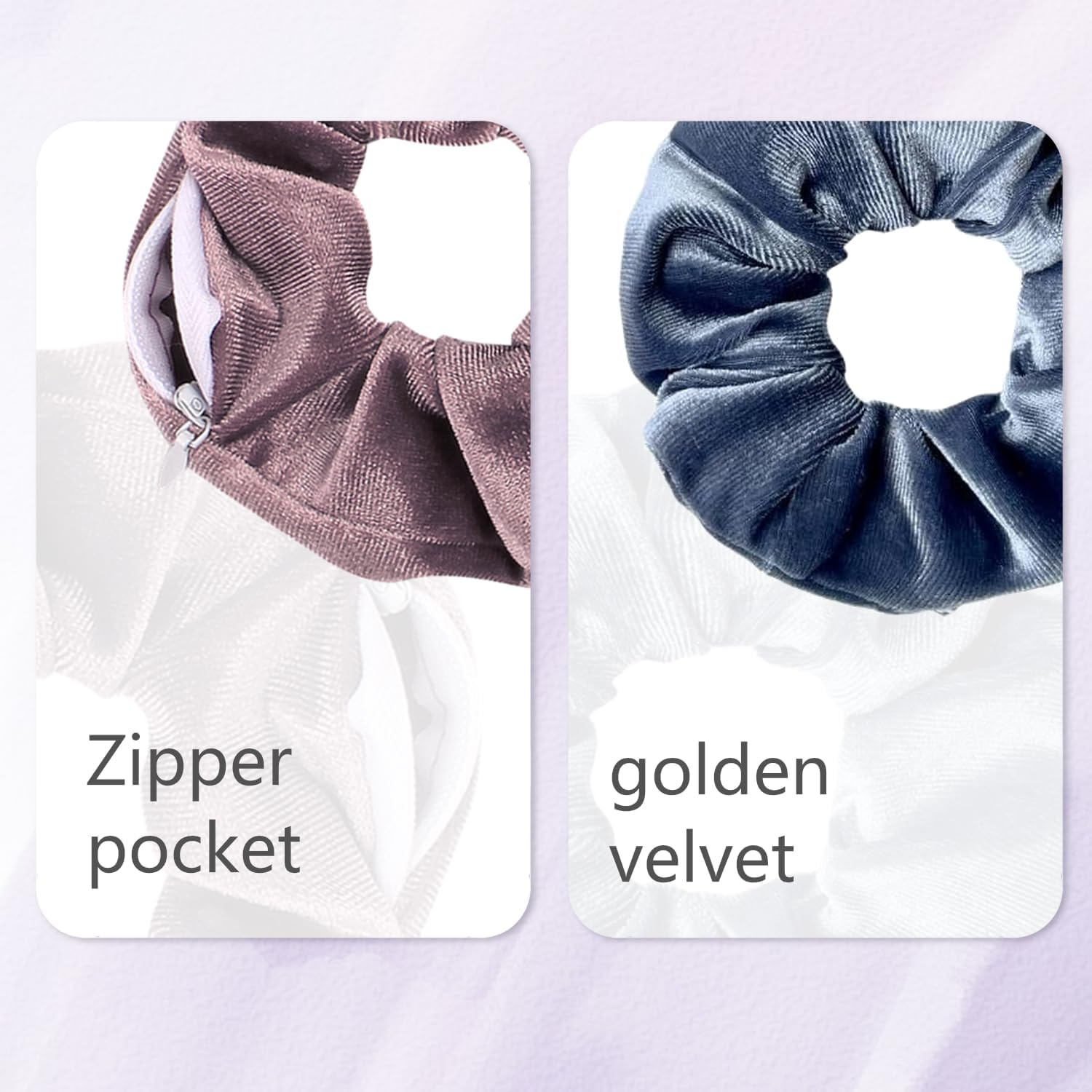 4 X Leopard Print Velvet Hair Scrunchies Yellow Leopard White Blue Pink image number 1