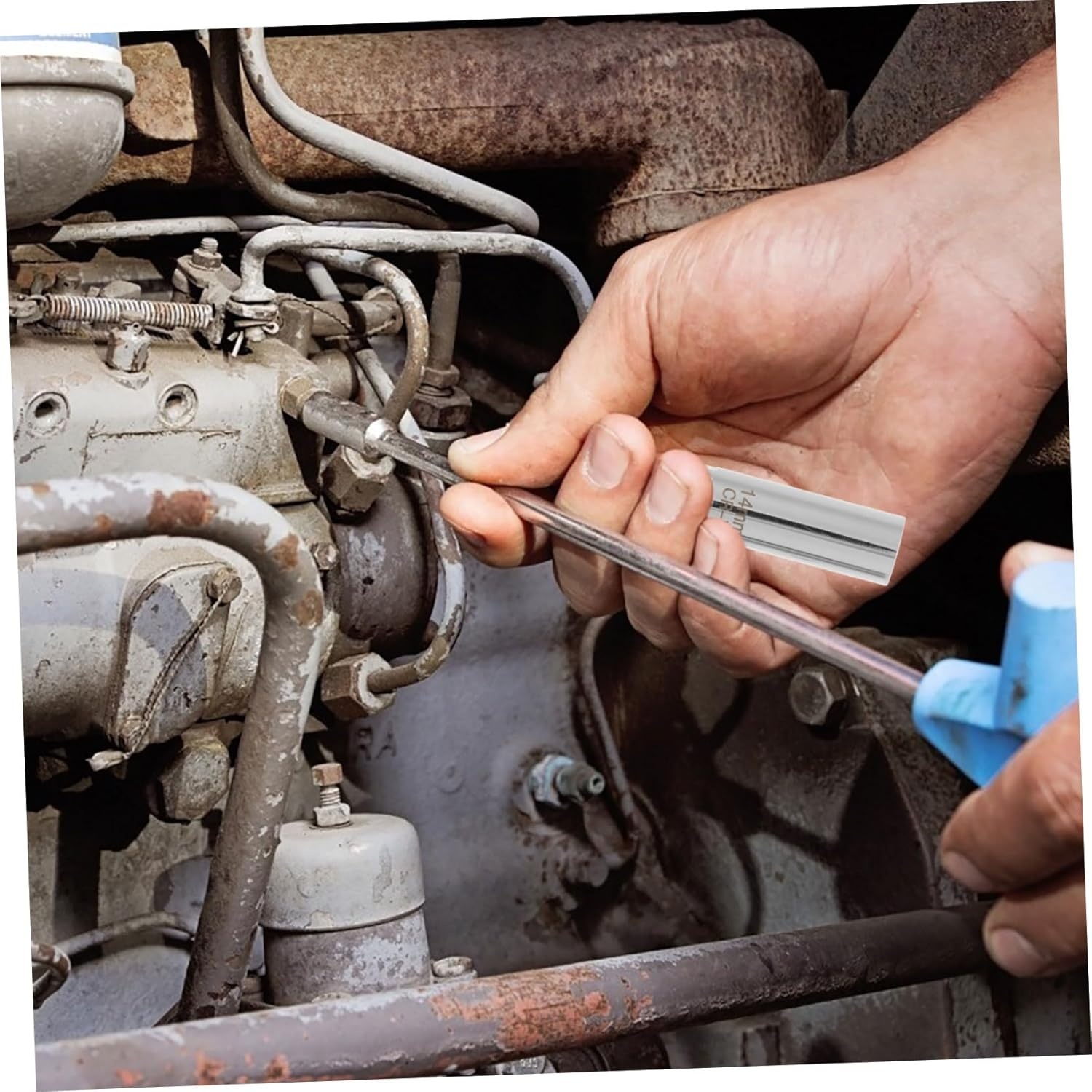 MUCKLILY 2Pcs Spark Plug Removal Wrench Tool Car Maintenance Professional Mechanics Socket for Automotive Repair image number 3