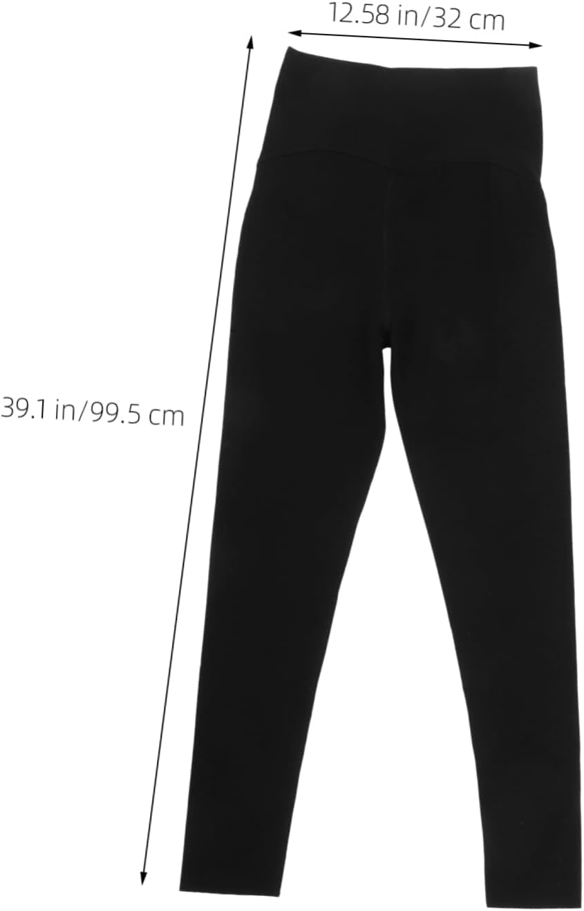 Baluue Maternity Compression Leggings over the Belly for Pregnancy Washable Yoga Pants for Daily Activities Comfortable and Versatile Maternity Wear image number 5