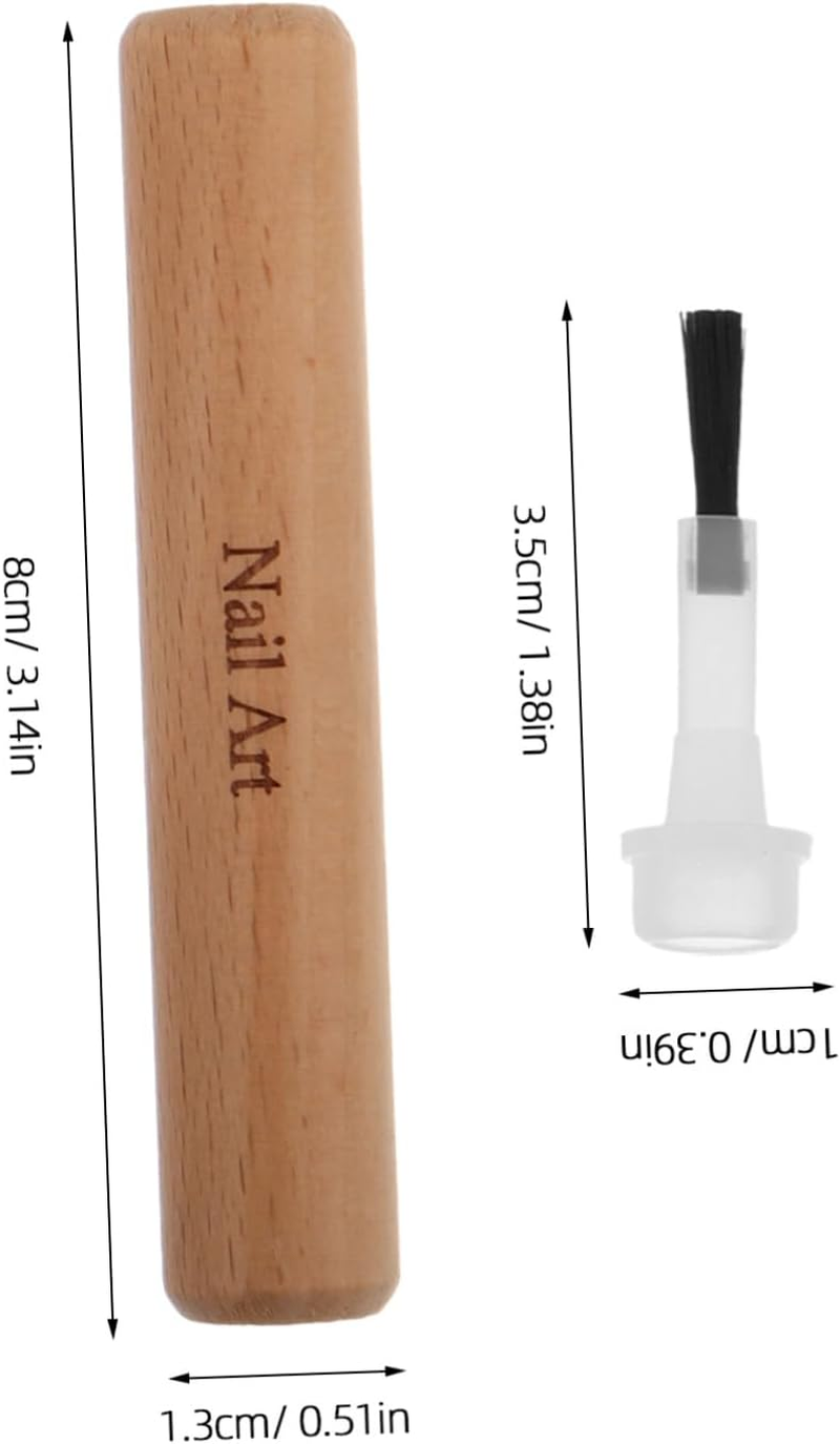 VICASKY Nail Painting Accessories Nail Art Accessories Kit Replacement Brush Head Gel Brush Set image number 2