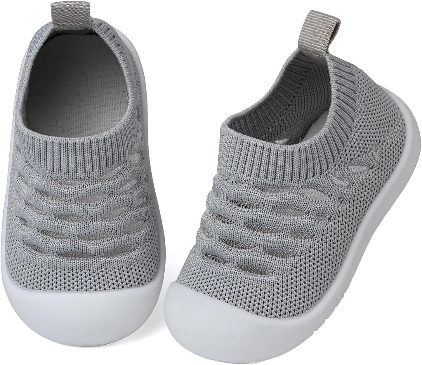 Baby First Walking Shoes Toddler Infant Boys Girls Baby Sneakers Breathable Non-Slip Indoor Floor Baby Sock Slipper with Soft Sole Cotton Mesh image number 4