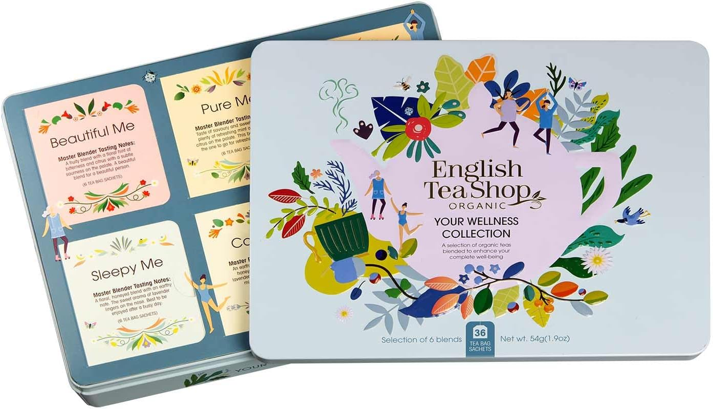 English Tea Shop English Tea Shop Gift Pack Your Wellness Collection Light Blue 36 Sachets, 54 G image number 4