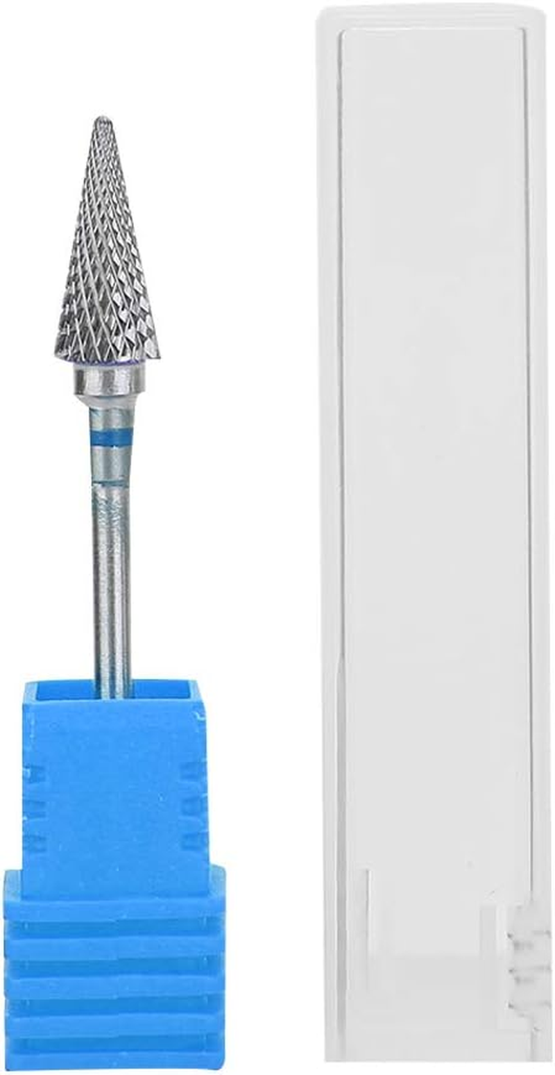 Premium Ceramic Bits Set, Nail Cutter Attachment Milling Cutter Bit Manicure Steel Professional Grinding Body Grinding Head Nail Cutter Attachment Set for Manicure Pedicure Nail Care (Blue Label) image number 3