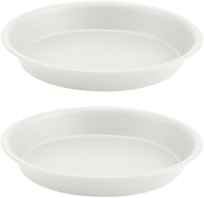 2 PCS 25Cm White Plant Saucers, Durable and Waterproof Plant Trays for Pots, Suitable for Most Potted Plants in Indoor and Outdoor Environments image number 2
