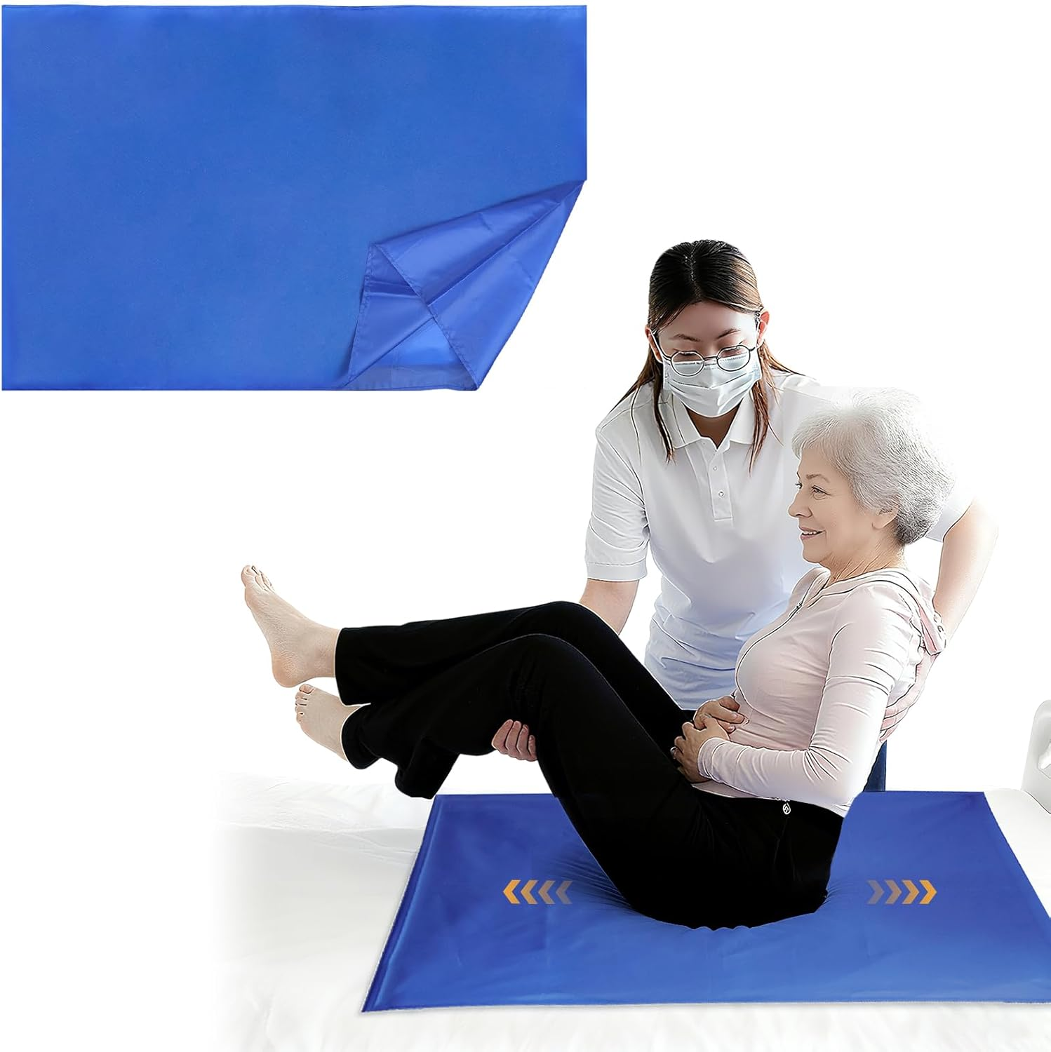Slide Sheet,Tubular Positioning Bed Pad,Transfer Bedding Support,Tubular Transfer Sheet to Assist Moving Patients and Disabled,Suitable for the Elderly, Sick, Disabled, Pregnant Women, Etc. image number 1