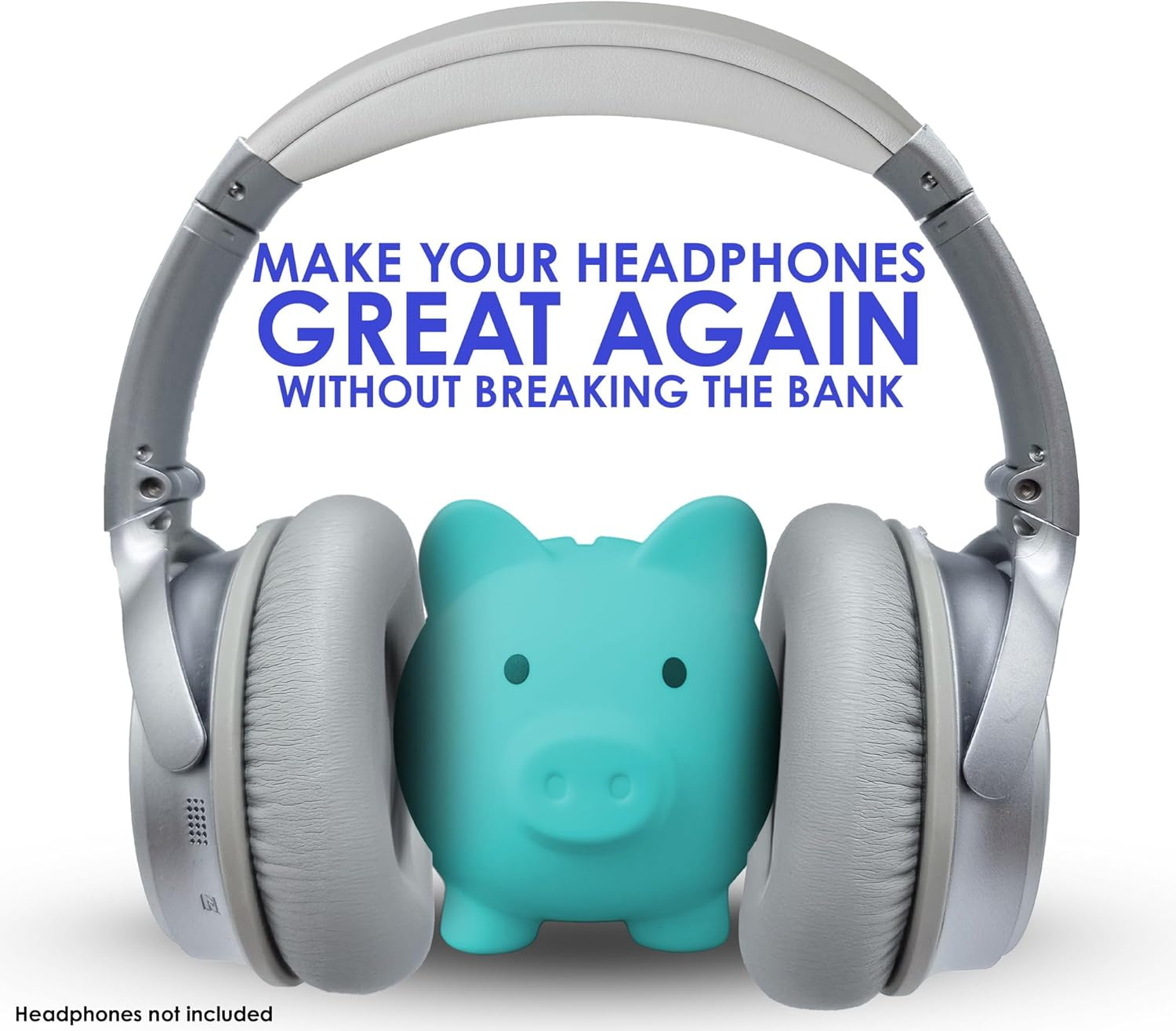 Replacement QC35 / QC35 Ii Earpads and QC35 Headband / QC35 Ii Headband V3 Pad Cushion Compatible with Bose Quietcomfort 35 (QC35) and Bose Quietcomfort 35 Ii (QC35 Ii) Headphones (Grey) image number 1