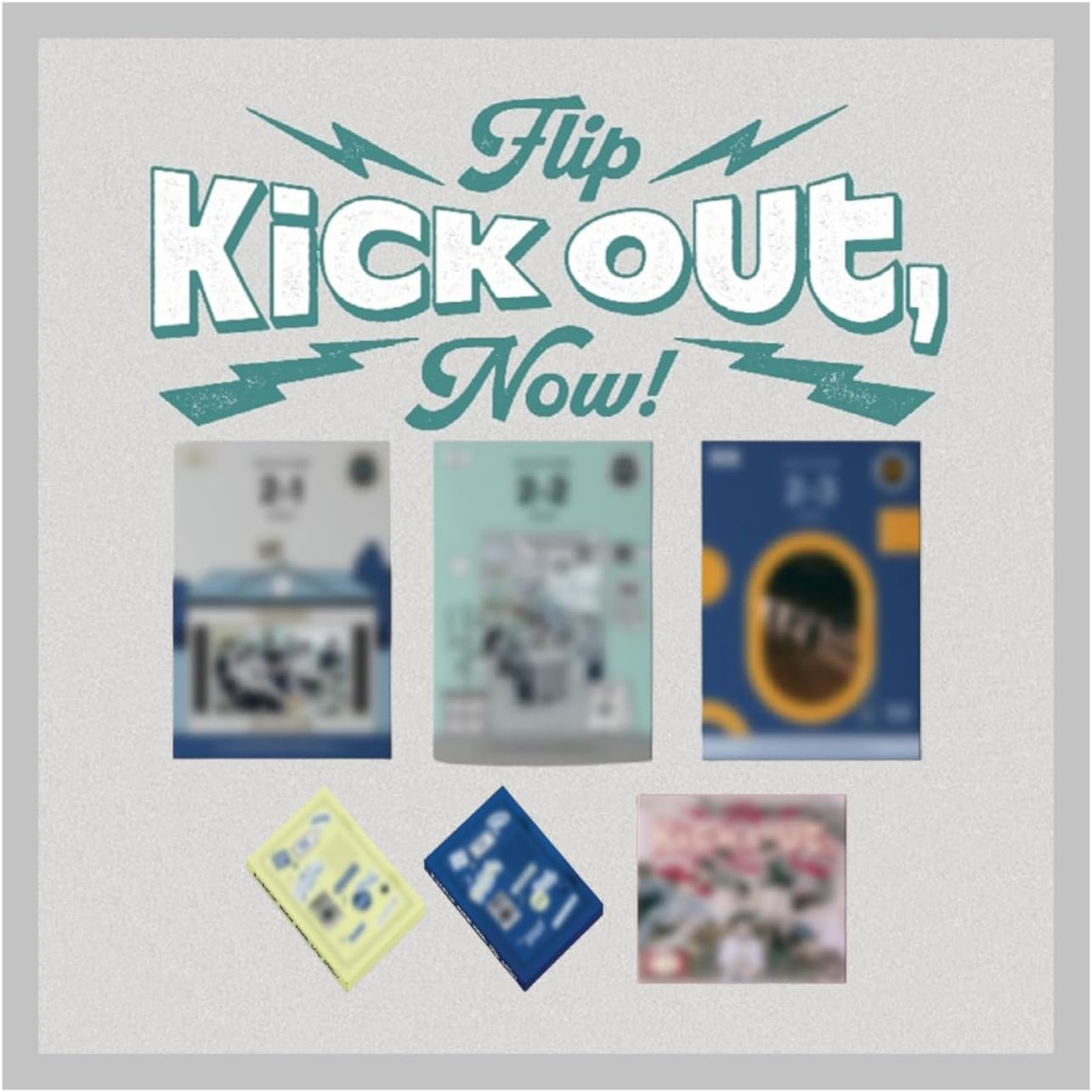 Kick'Flip Kick Out, Flip Now! 2Nd Mini Album with Tracking Sealed (Platform Random Version)
