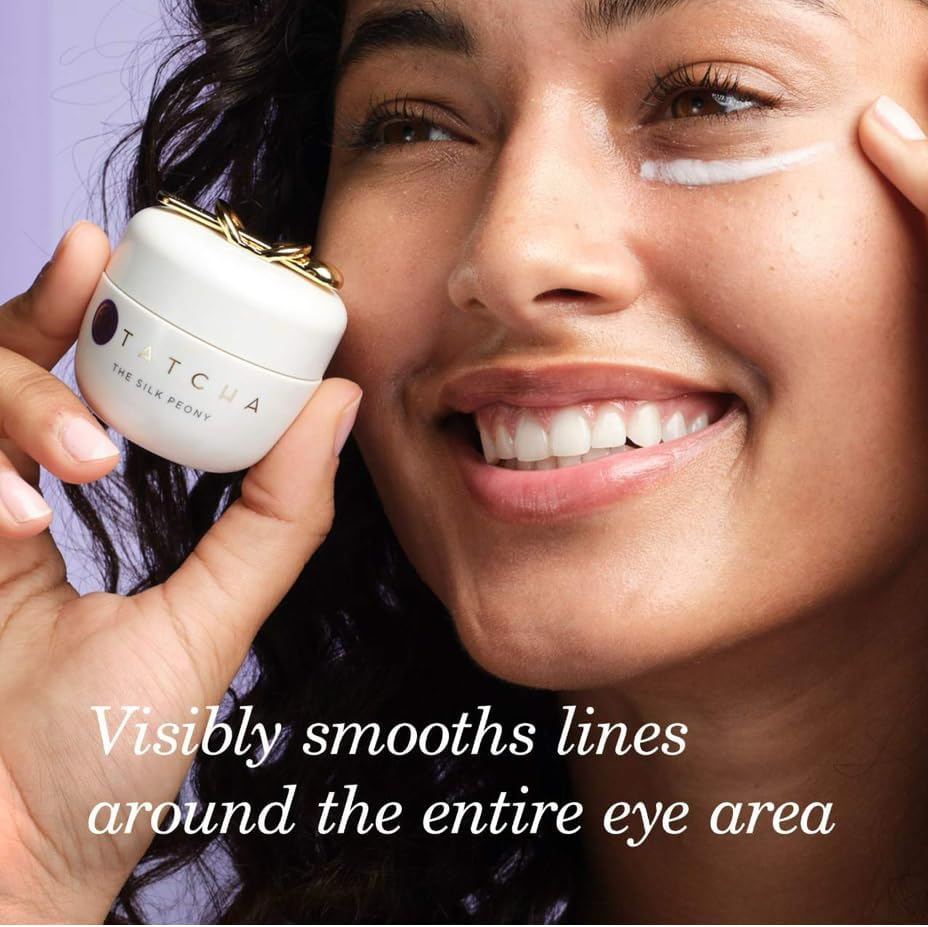 The Silk Peony Eye Cream by Tatcha for Women - 0.5 Oz Cream image number 1