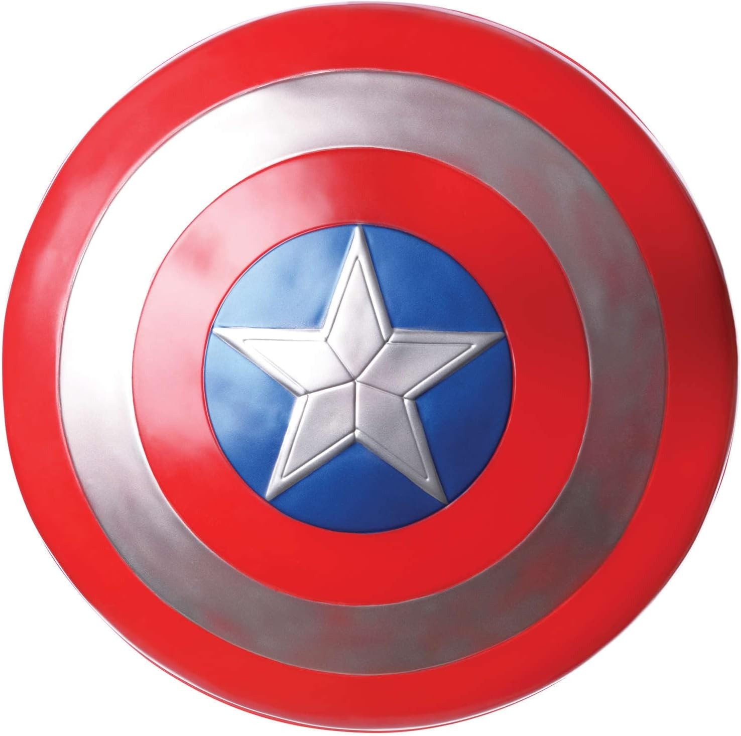 Rubie'S Men'S Marvel Avengers: 24-Inch Captain America Shield, Multicolor, One Size