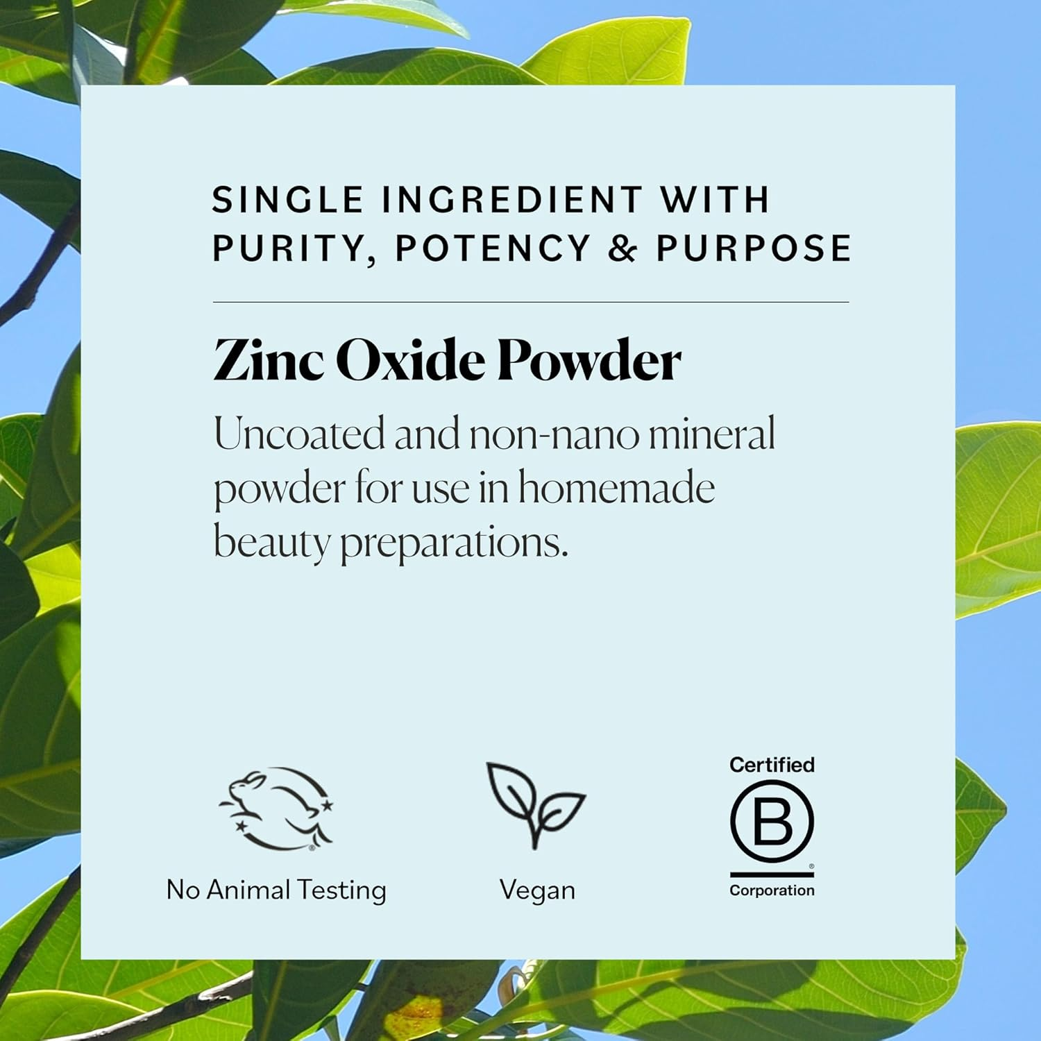Zinc Oxide Powder by 470Ml- Uncoated & Non-Nano- 100% Pure Cosmetic Grade- for DIY Sunscreen, Lotion, UVA and UVB Protection- Ideal for Nappy Rash Cream image number 5