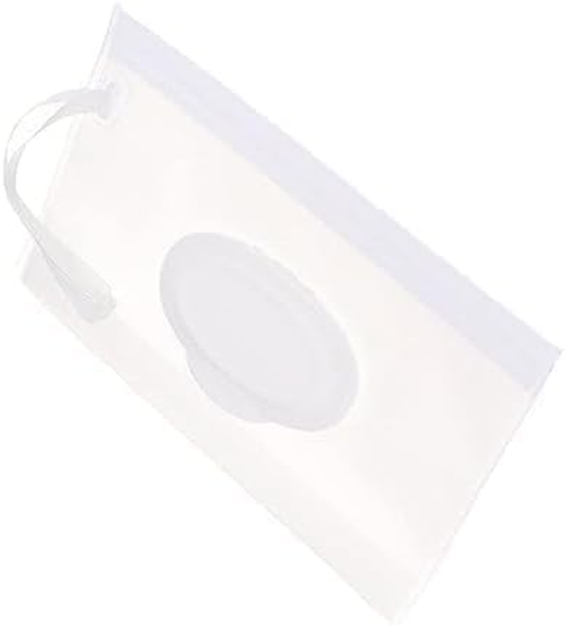 Baby Wipe Dispenser, Portable Refillable Wipe Holder, Reusable Lightweight Wipes Container Case Holder for Travel Wet Wipe Pouch Diaper Wipe Holders image number 5