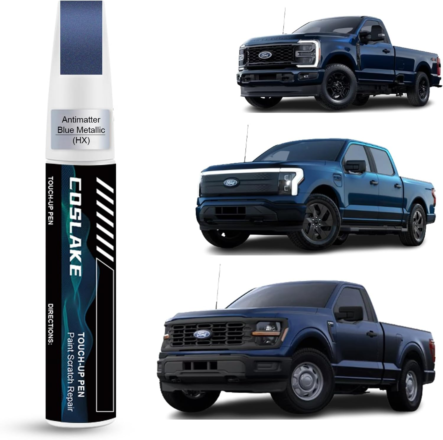 Car Touch up Paint(Oxford White(Z1)) for Ford, Car Paint Scratch Repair Kit, Quick & Easy Solution to Repair, 2 in 1 Scratch Remover Pen with 2PCS Disposable Micro Applicators