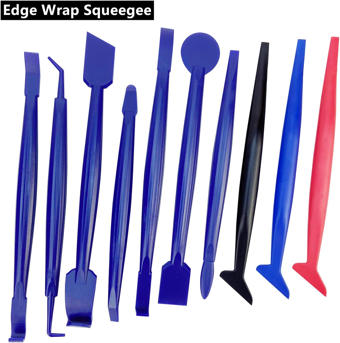 Umaki Vehicle Wrap Kit for Vinyl Wrap PPF Window Film Tint, Vinyl Application Kit Tinting Tools with Scraper, Corner Trim Tools, Rubber Squeegee, Film Knife Cutter, Cleaning Cloth, Wrap Magnets image number 4