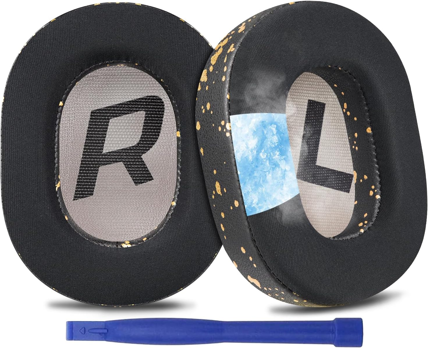 SOULWIT Cooling Gel Earpads Replacement for Plantronics Backbeat Pro 2, Voyager 8200 UC Headphones, Ear Pads Cushions with High-Density Noise Isolation Foam (Red Storm)