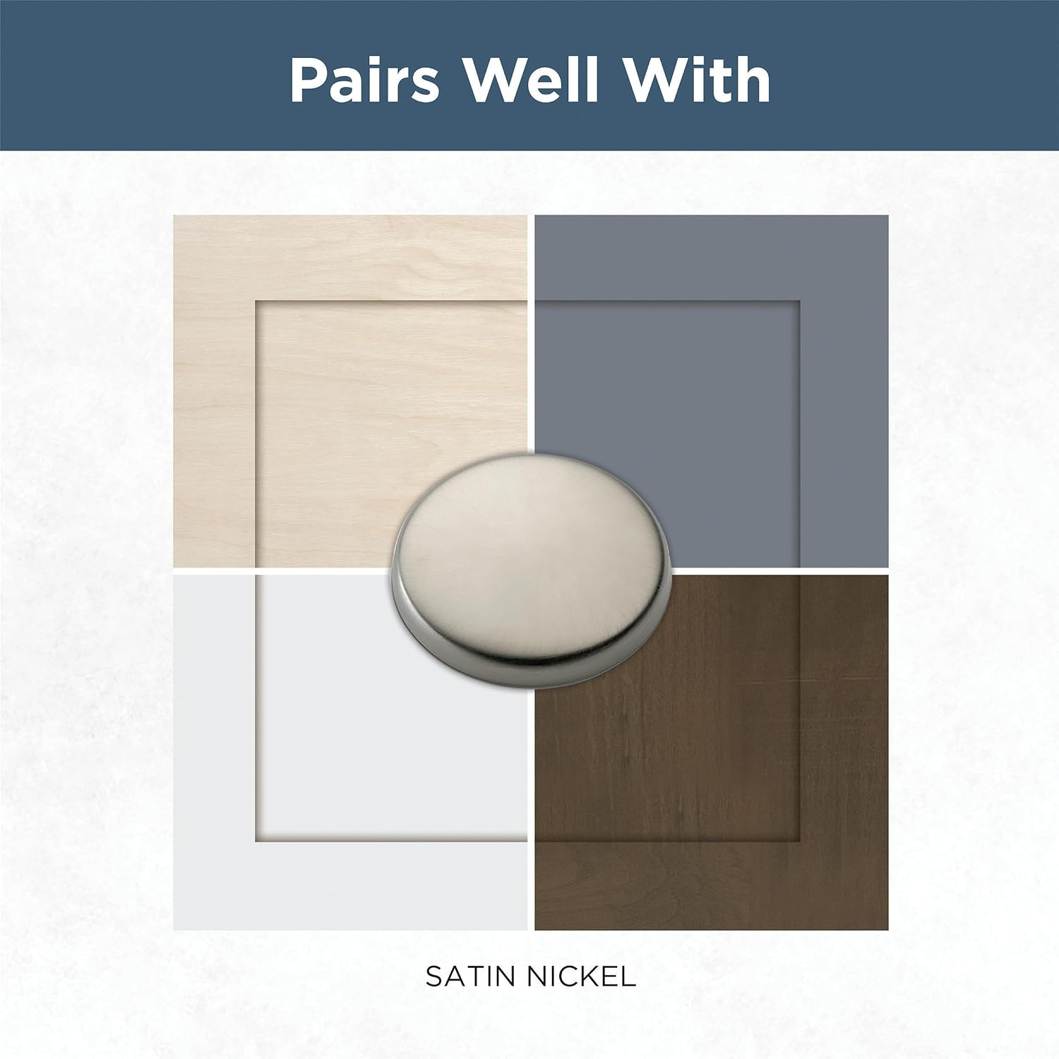 Franklin Brass P29542K-SN-B Satin Nickel 1-1/8-Inch Webber Kitchen Cabinet Hardware Knob, 10 Pack image number 6