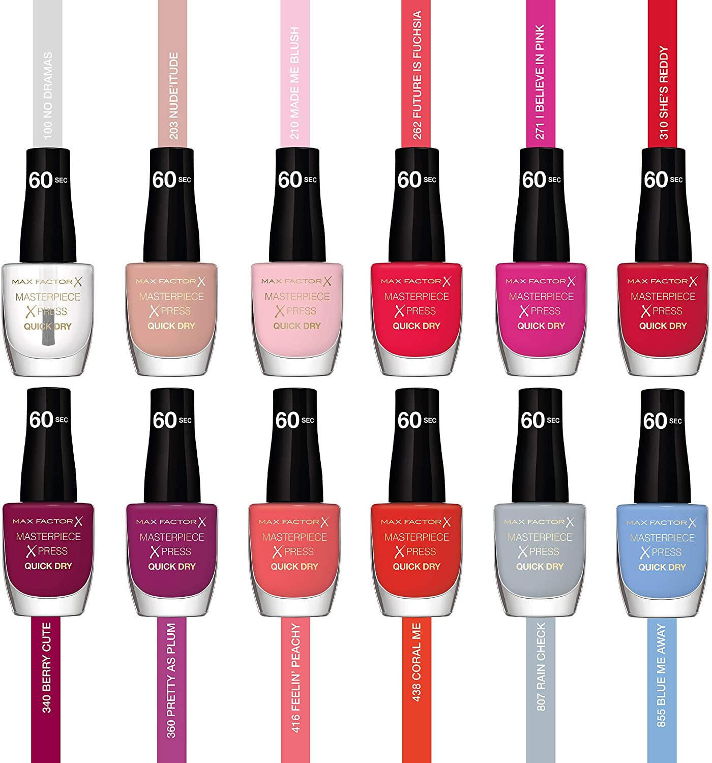 Max Factor Masterpiece Xpress Nailpolish Quick Dry #807 Rain-Check 8Ml image number 4