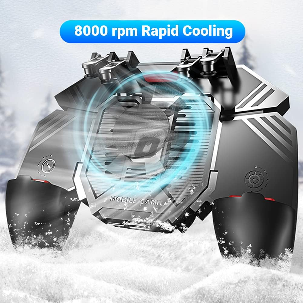 Ozkak Mobile Game Controller Smartphone Mobile Phone Gamepad, 4 Triggers L1R1 Universal for Android Ios Iphone Samsung Huawei image number 6