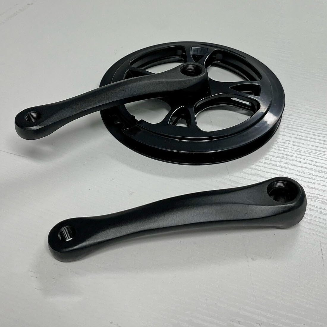 TDR Bicycle Crankset 170Mm 44T Single Speed Folding Bike Sprocket Crank Arm 916 Pedal Aluminium Carbon Steel Black Diamond Square Bottom Bracket image number 4