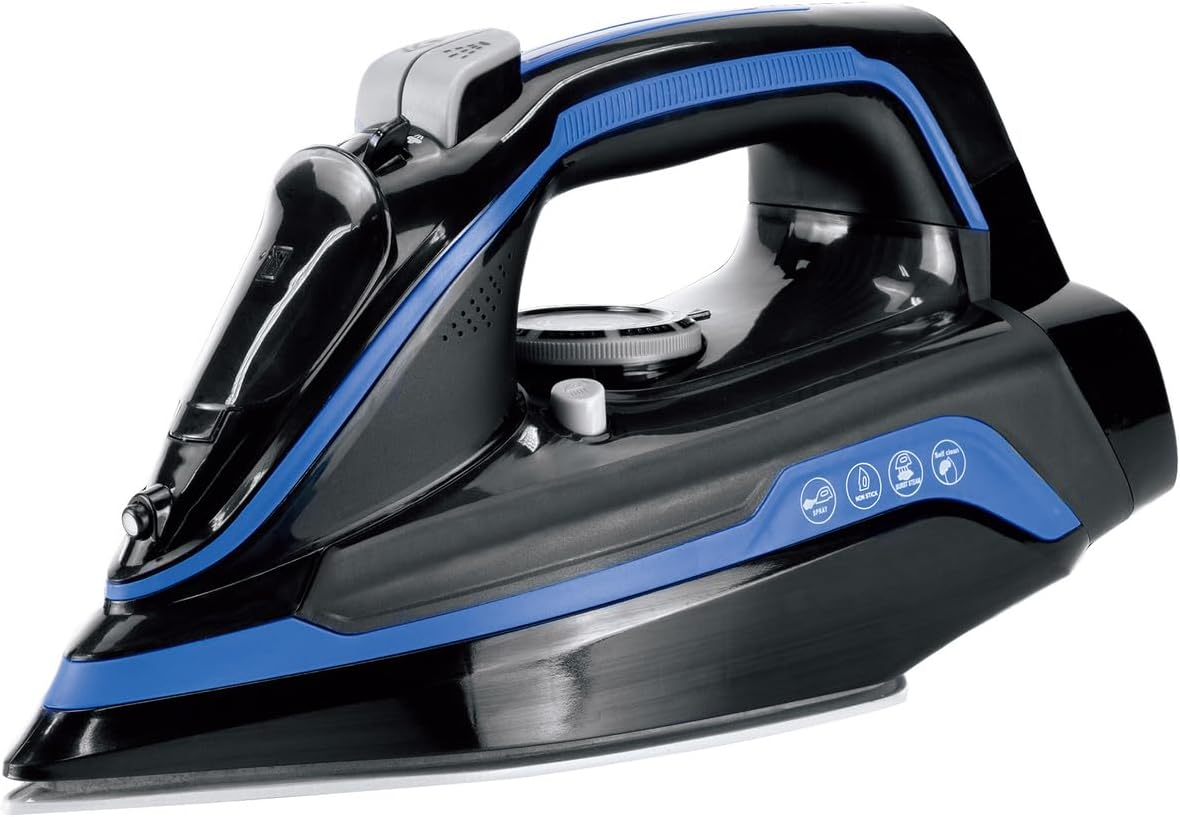 Lenoxx Cordless Steam Iron with Ceramic Plates - 360&deg; Charging Base, Self-Cleaning, 2200W Power, Integrated Water Spray, Lightweight Design - Effortless Ironing and Maintenance image number 6