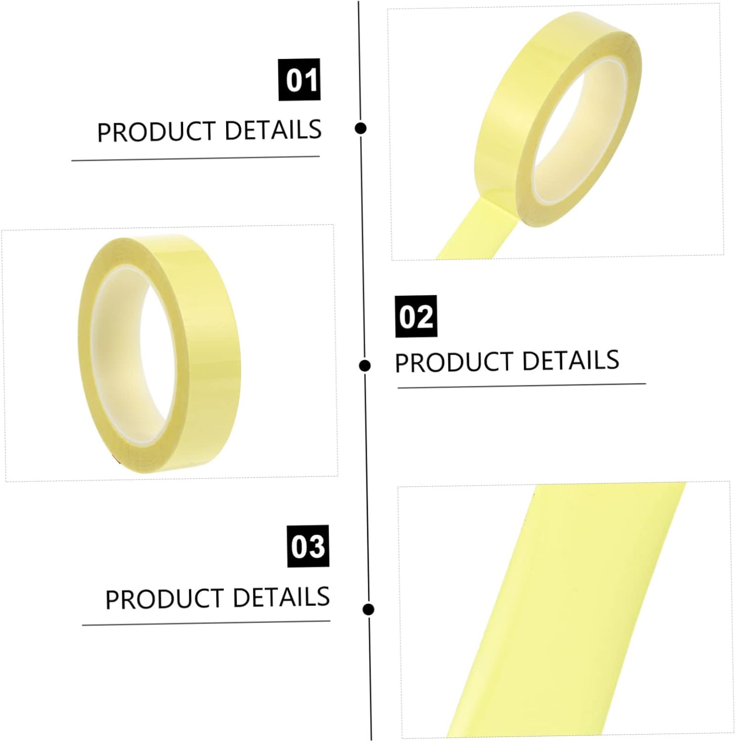 6Pcs Strong Double Sided Tape Heavy Duty Adhesive Mara Tape Insulation Random Color image number 3