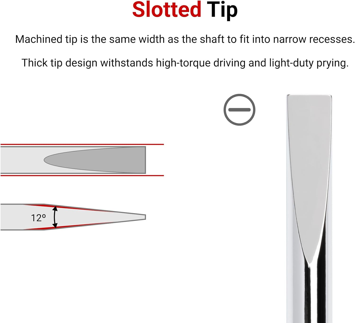 TEKTON High-Torque Screwdriver Set, 6-Piece (#1-#3, 3/16-5/16 In.) | DRV43012 | Made in USA image number 2