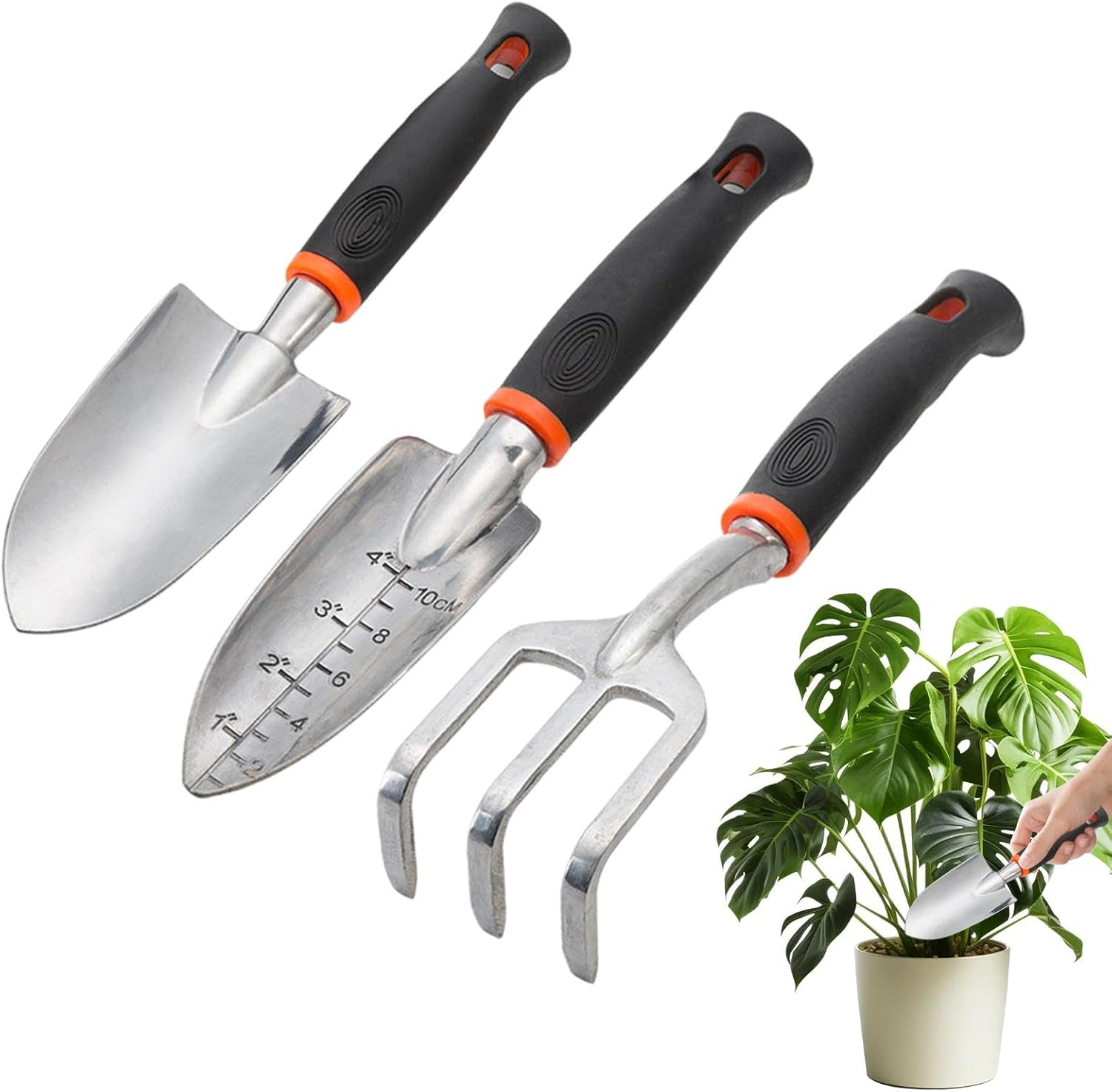 Hand Shovel - Trowel Garden Tool Digging Tools | Gardening Supplies, Cleaning Shovel, Garden Hand Tools for Home Potting, Gardening image number 3