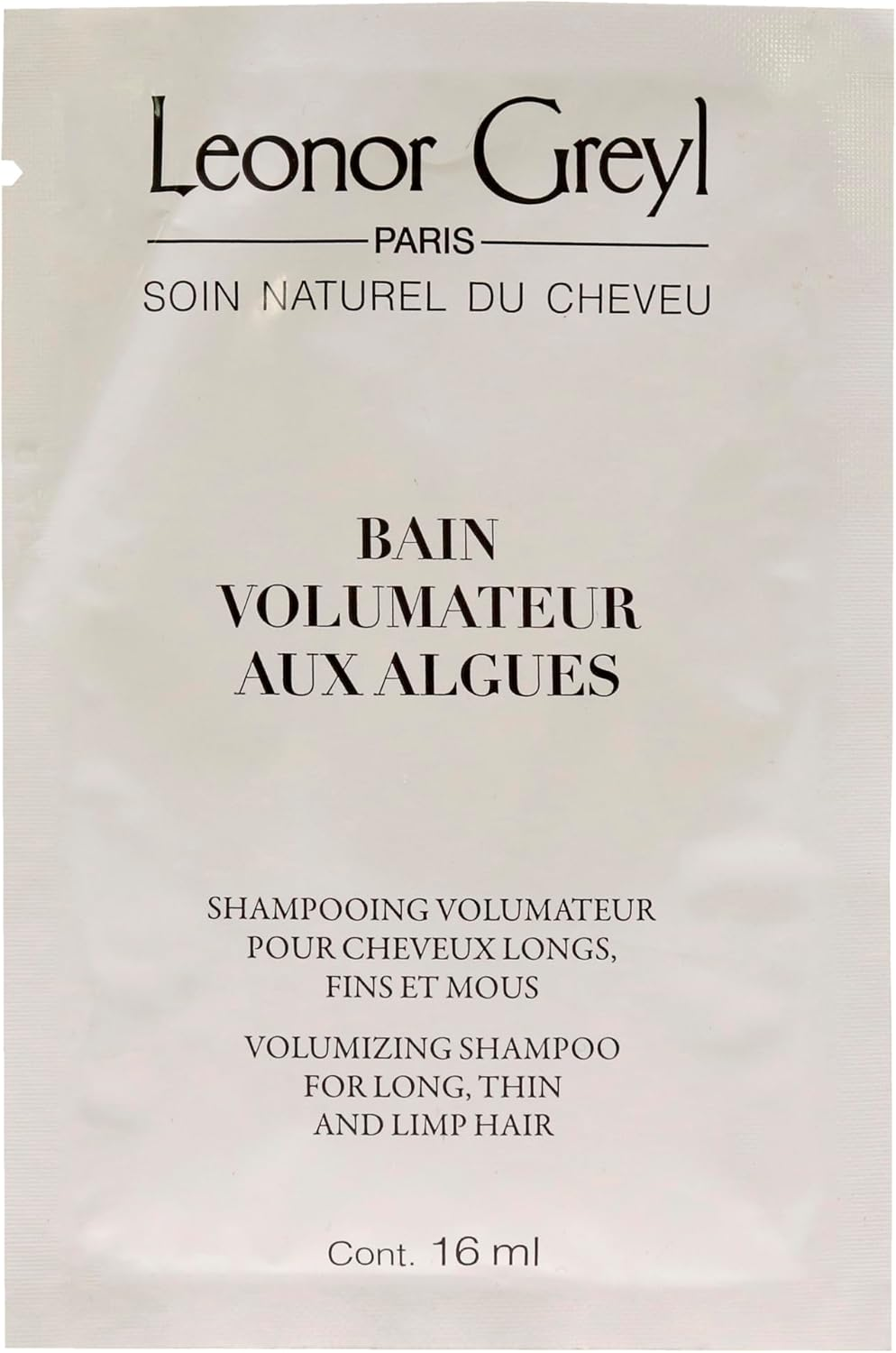 Leonor Greyl Bain Volumateur Aux Algues Shampoo, 16 Ml