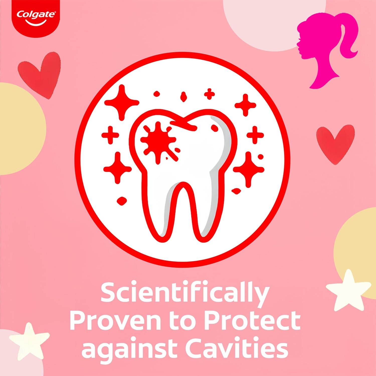 Colgate Kids Barbie Red Toothpaste - 80G image number 2