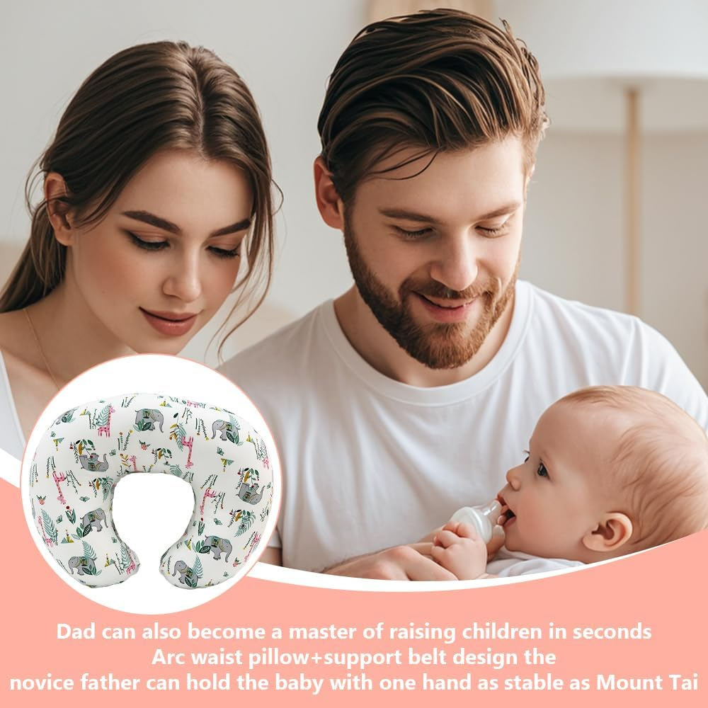 U-Shaped Nursing Pillow, Multi-Purpose Maternity & Travel Pillow, Ergonomic Design Anti-Reflux Pillow, Suitable for Breastfeeding, Office & Baby Support image number 1