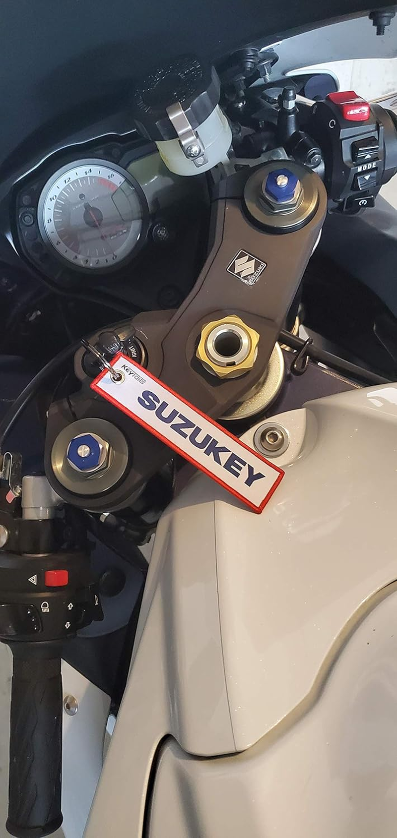 KEYTAILS Keychains Premium Quality Key Tag for SUZUKI Motorcycles, Sportbikes, ATV, UTV, Cars [SUZUKEY]