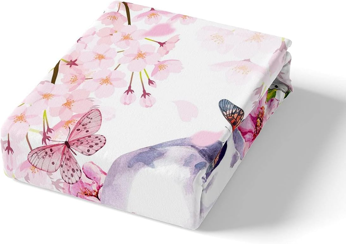 Feelingyou Gothic Skull Duvet Cover Set 135 X 200 Cm, Pink Flowers Floral Print Comforter Cover for Children Boys, Colourful Butterfly Bedding Set with 1 Pillowcase Bedspread image number 5