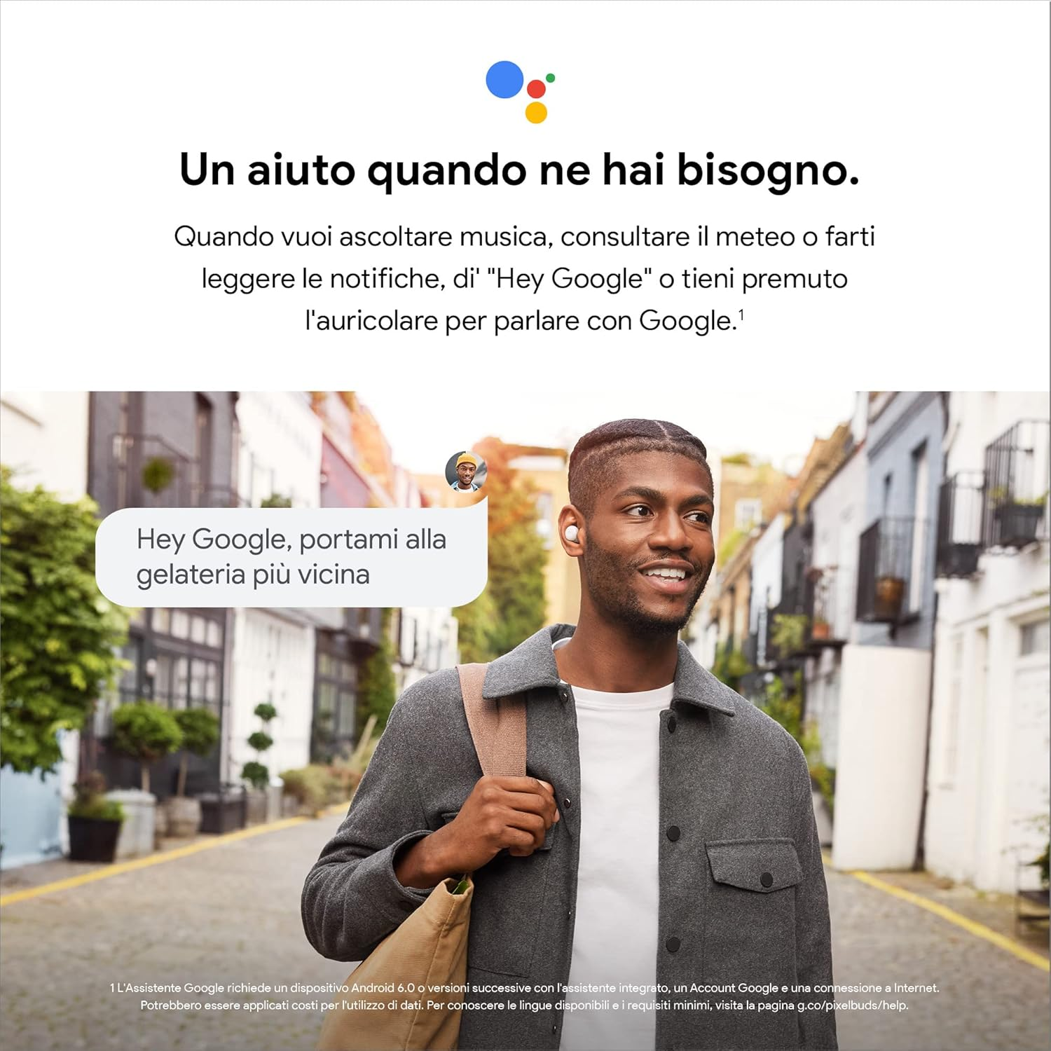 Google Pixel Buds A-Series - Wireless Earphones White - Olive image number 3