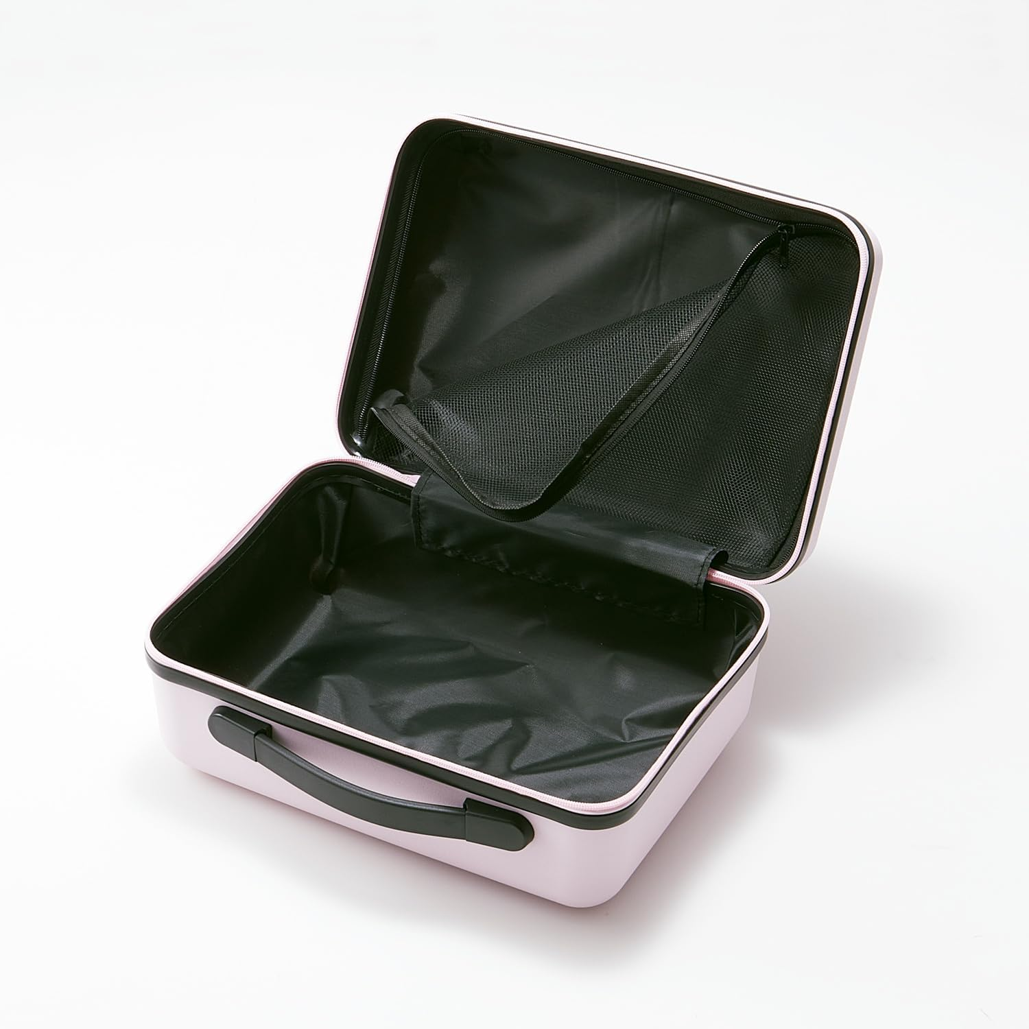 Skater TCOC15-A Hard Carry-On Case with Bottom Feet with Mesh Pockets, 3.5 Gal (15 L) Sanrio My Melody Watercolor Cosmetics image number 2