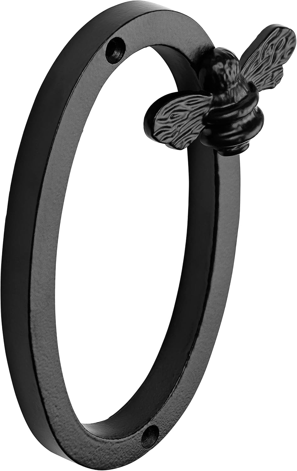 Brass Bee House Number with Bee Design | 5 Inch Modern Door Sign Numbers Signs Plaques | Street Home Address Numerals, Black Iron Metal 0-9 (3) image number 5